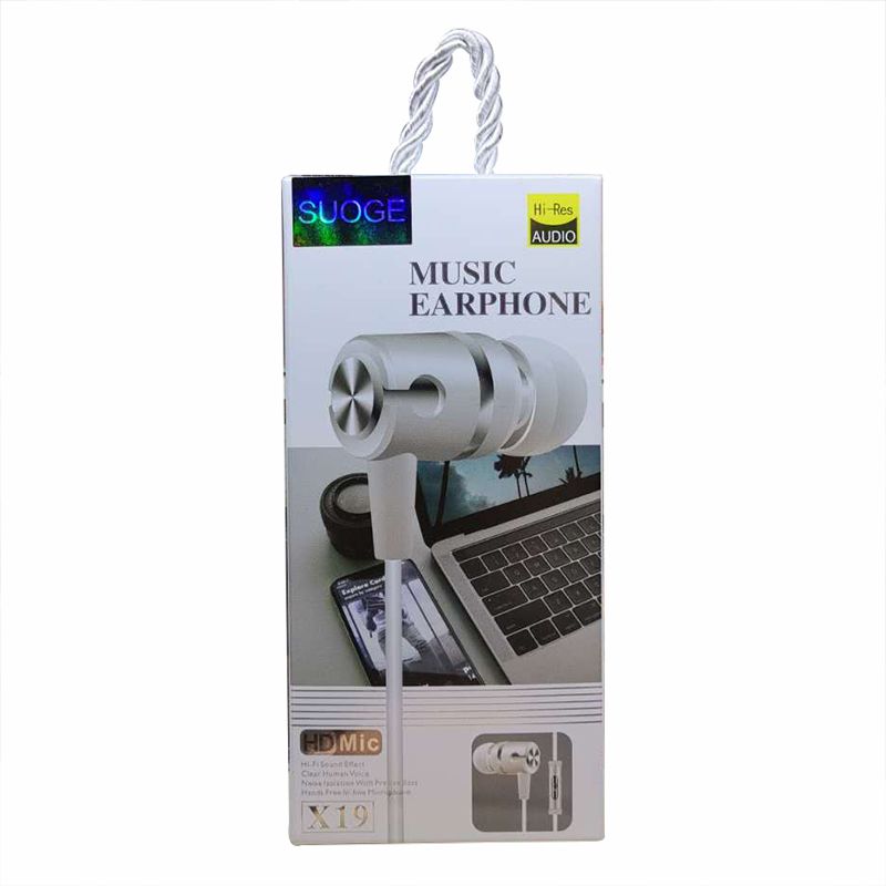 The X19 mobile phone headphones come with a microphone details Picture