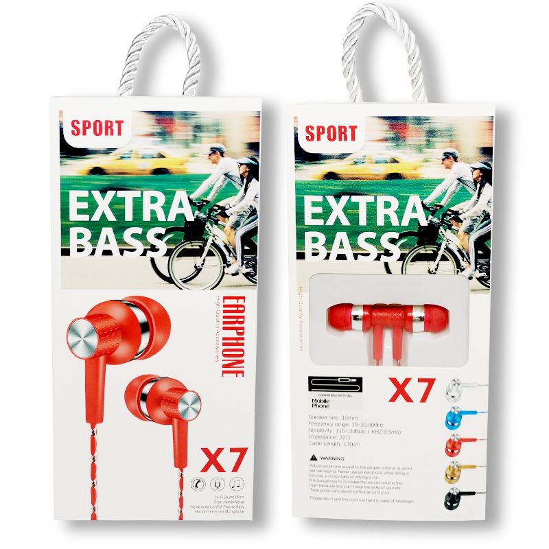 The X7 mobile phone headphones come with a microphone Application Scenario