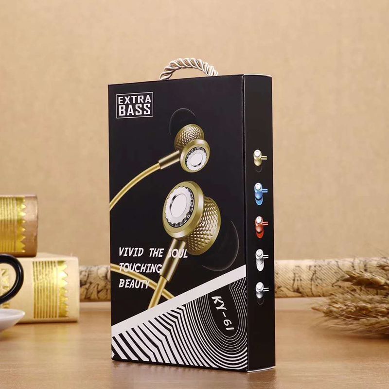 The KY-61 mobile phone headphones come with a microphone undefined