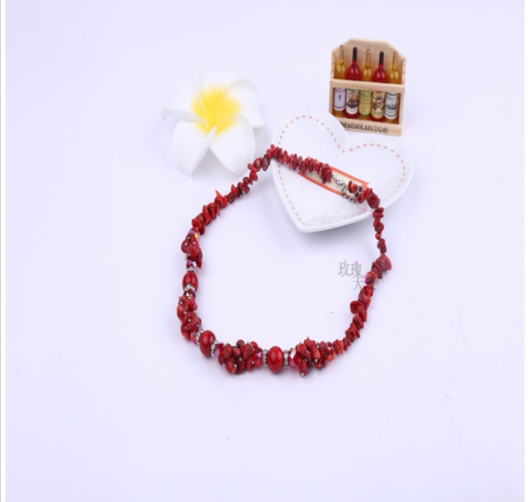 New European and American style luxurious crystal short chain, versatile and personalized long sweater chain collarbone chain undefined