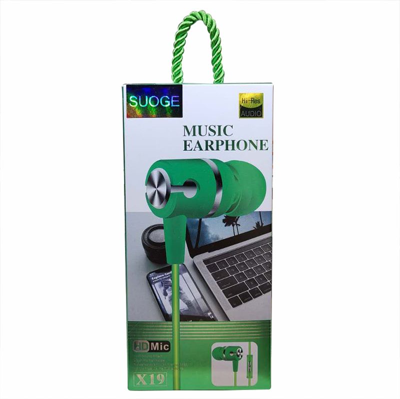 The X19 mobile phone headphones come with a microphone Application Scenario
