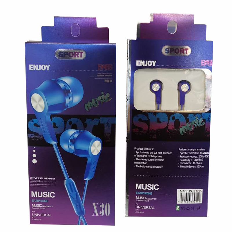 سماعات الرأس X30 مع ميكروفونات undefined