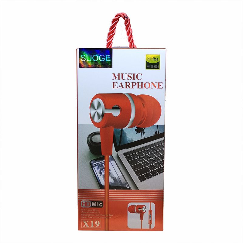 The X19 mobile phone headphones come with a microphone undefined