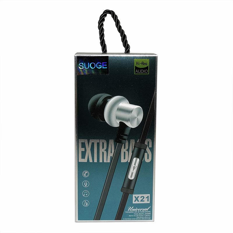 The X21 mobile phone headphones come with a microphone Item Picture