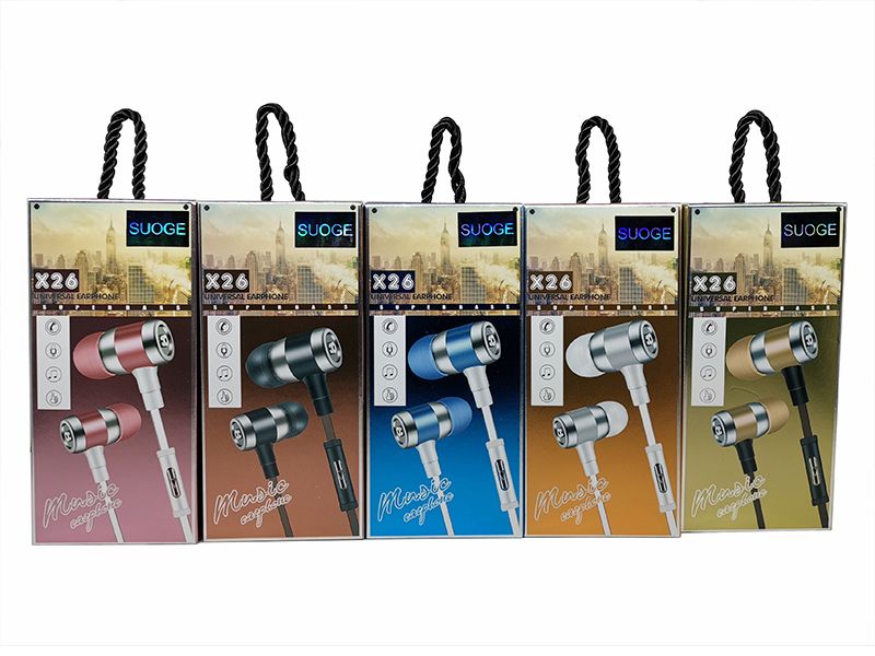 سماعات الرأس X26 ميكروفونات