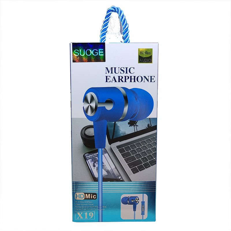 The X19 mobile phone headphones come with a microphone Specification image