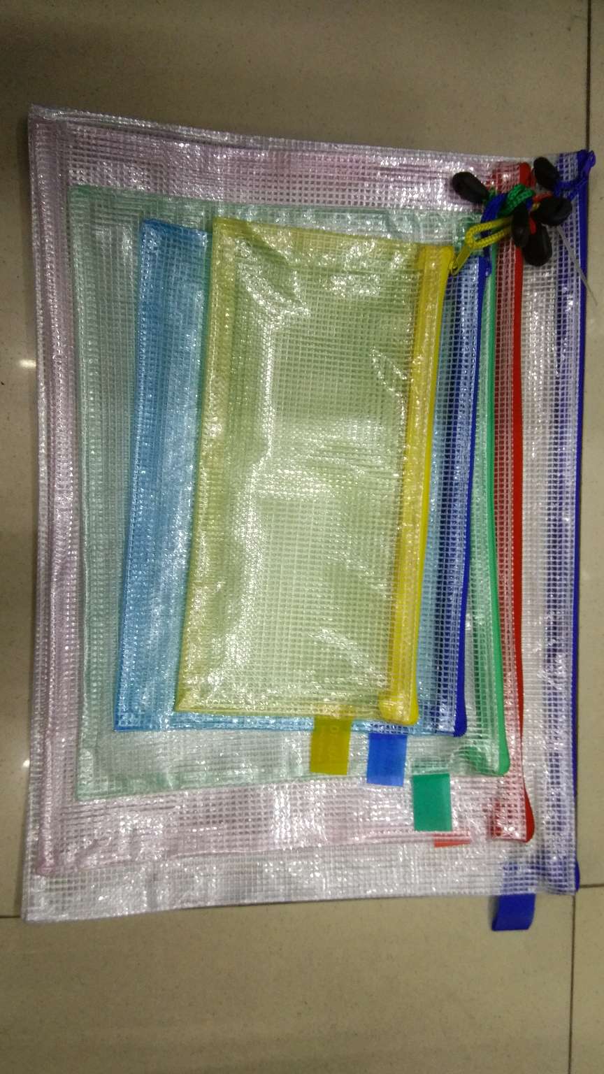 File bag, folder, file bag, zipper bag