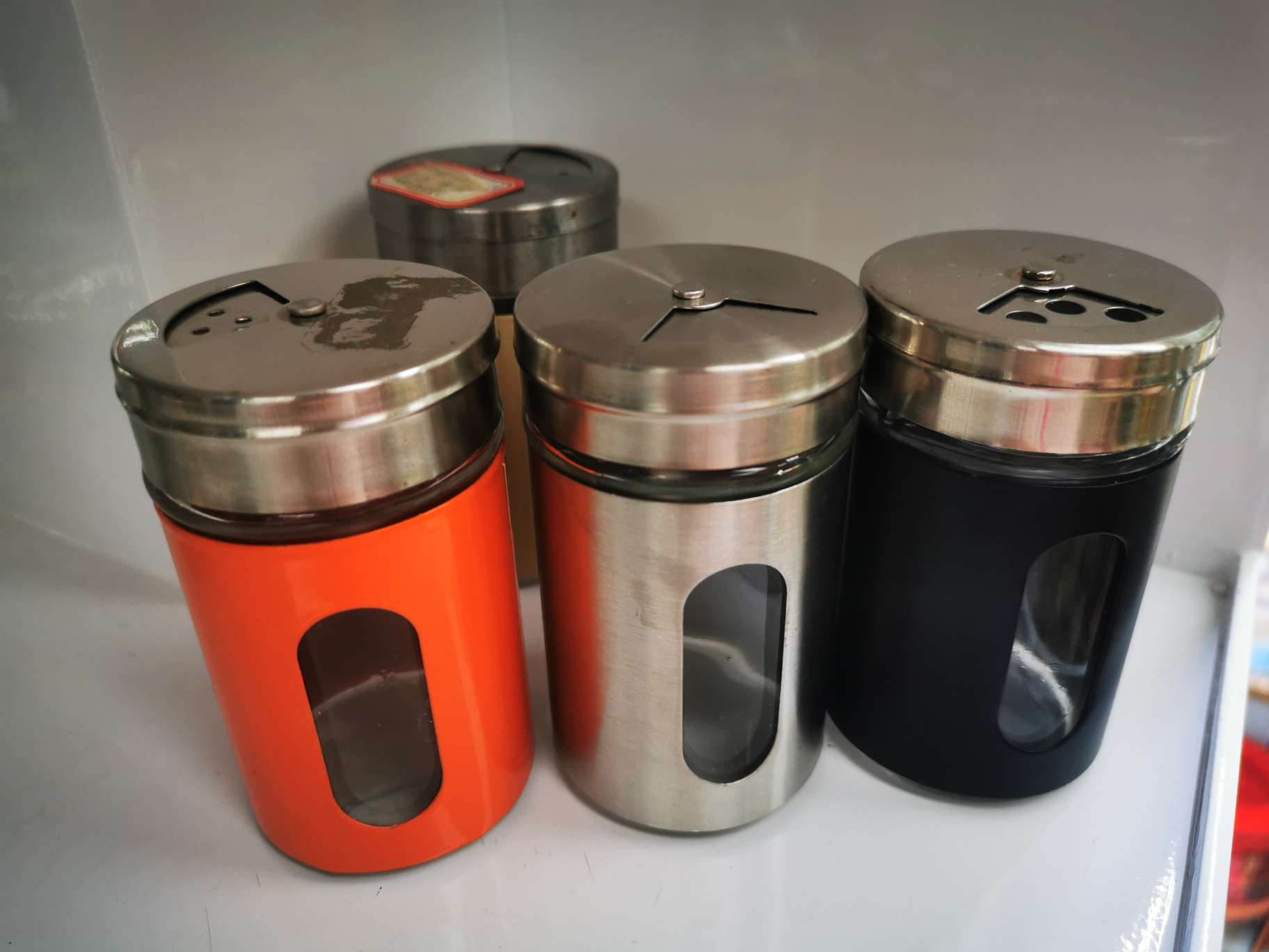 Glass seasoning bottle Specification image