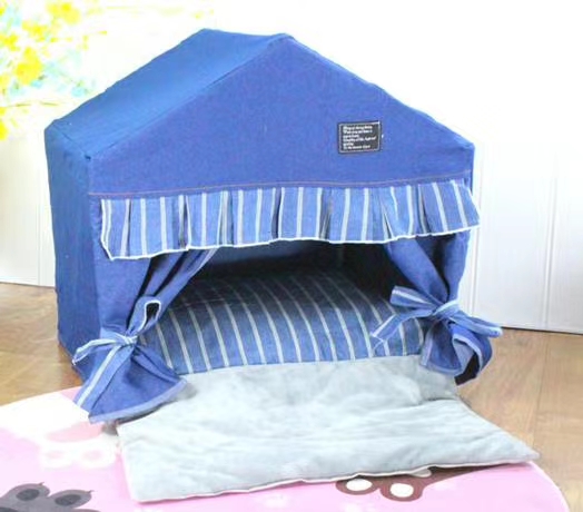 宠物帐篷窝/狗狗帐篷窝/拆卸帐篷窝白底实物图