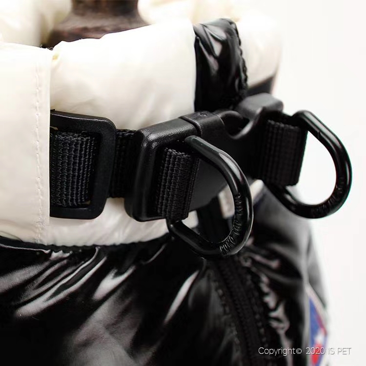 🦋ISPET始于2005年🦋2020秋冬新款🎀CT0146🎀撞色亮面织带羽绒服,科技光感面料，亮光表面时尚度光泽详情图8