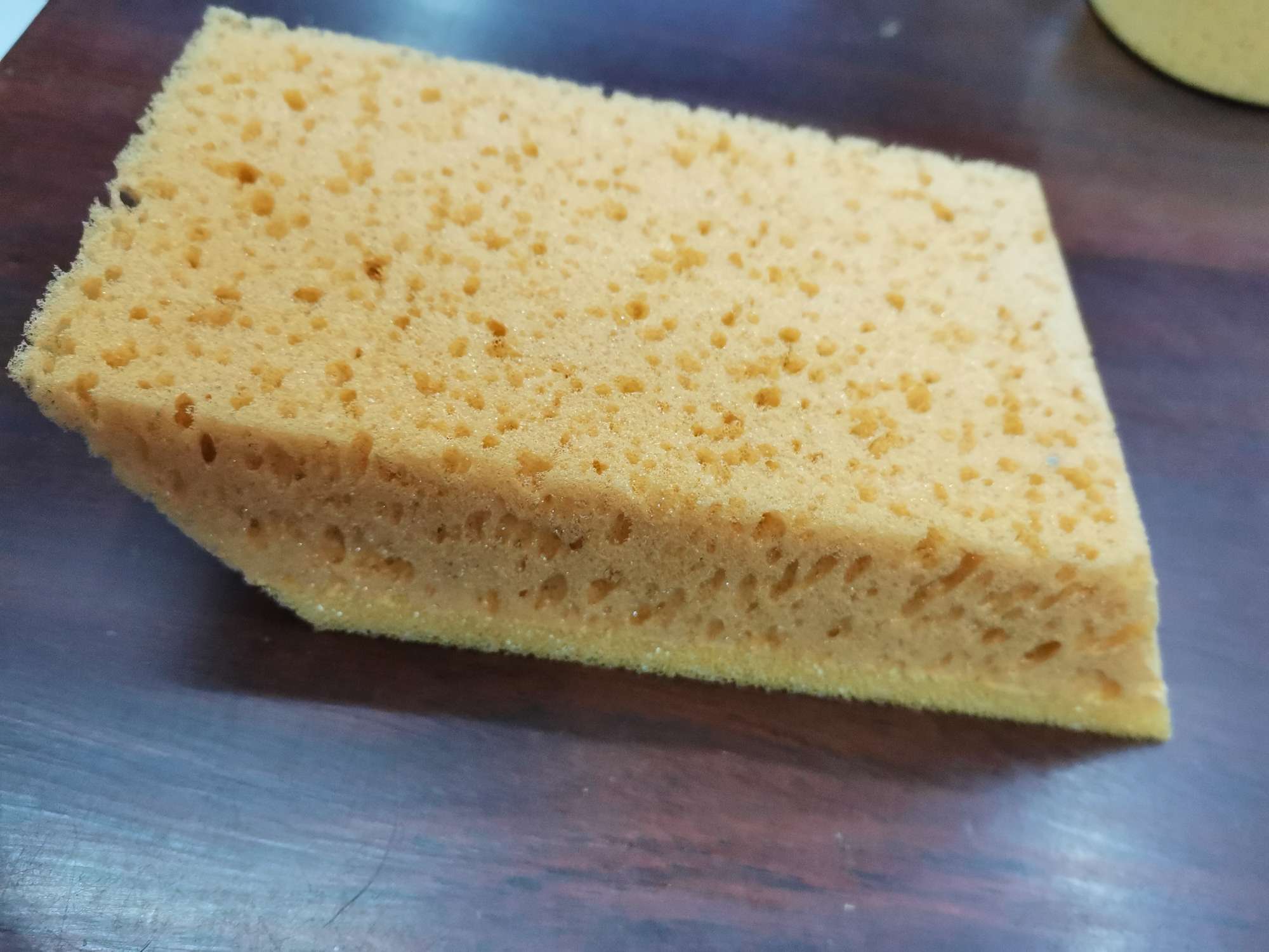 丿LZ-107洁丽竹平行四边形带孔洗车海绵 洗车海绵刷擦车海绵洗车工具汽车打蜡专用海绵支持定制细节图