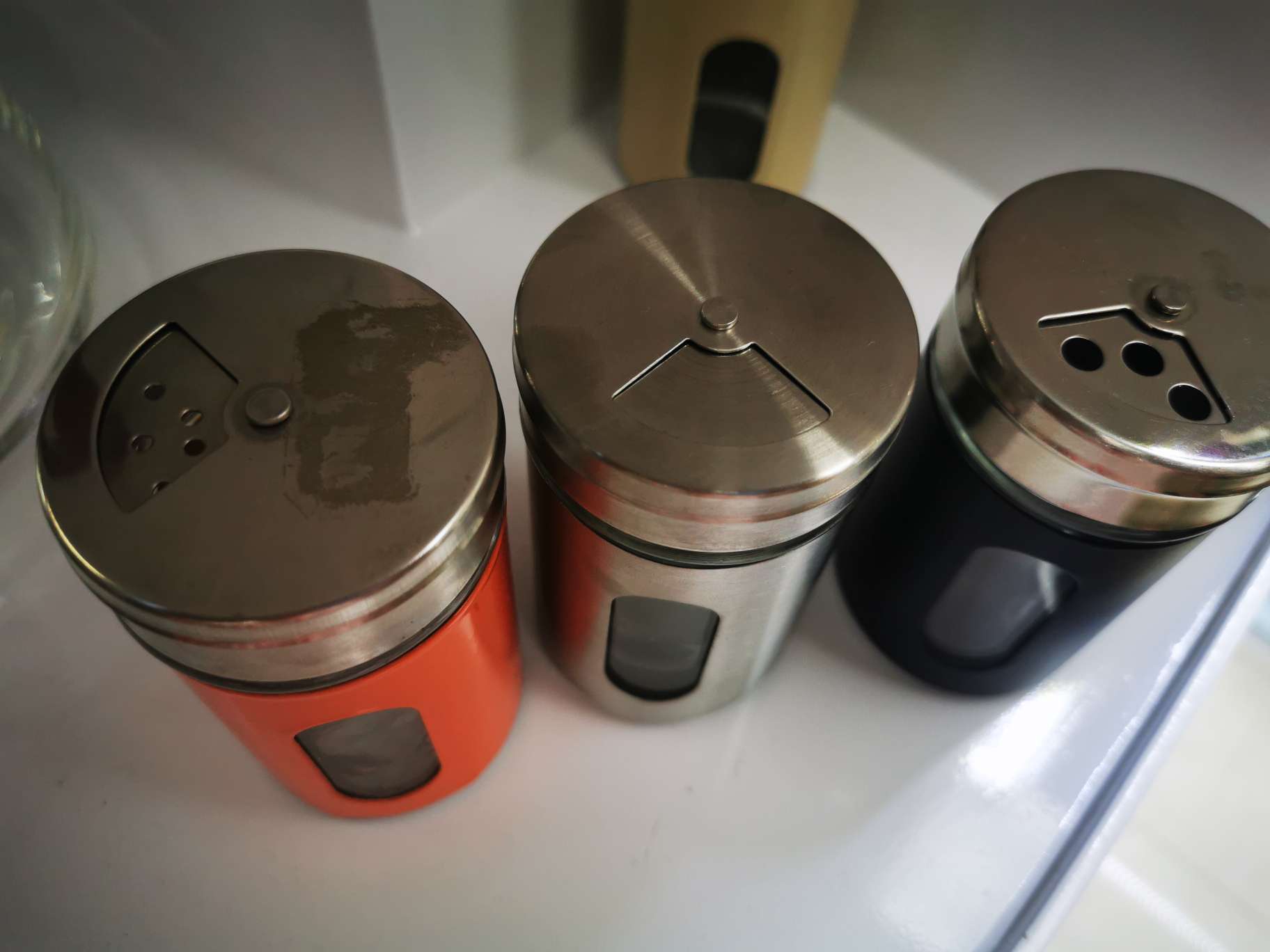 Glass seasoning bottle details Picture