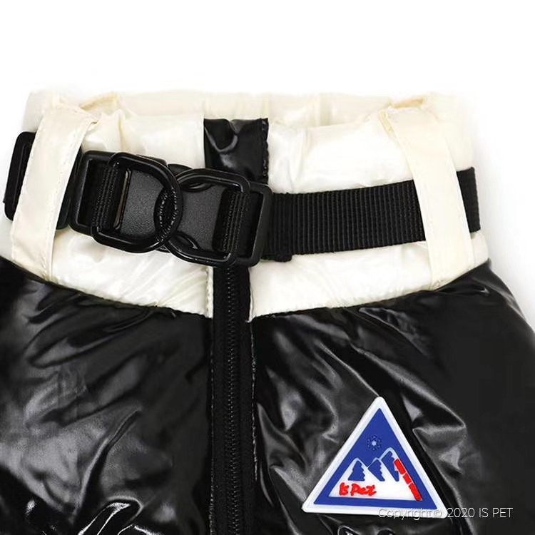 🦋ISPET始于2005年🦋2020秋冬新款🎀CT0146🎀撞色亮面织带羽绒服,科技光感面料，亮光表面时尚度光泽详情图9