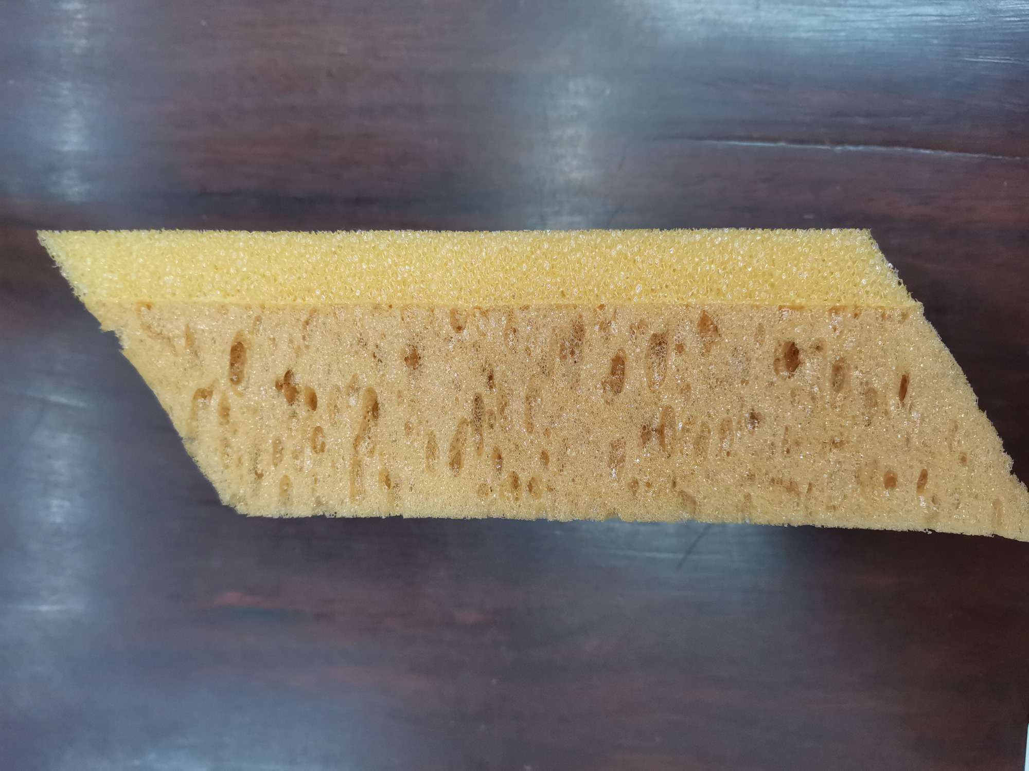 丿LZ-107洁丽竹平行四边形带孔洗车海绵 洗车海绵刷擦车海绵洗车工具汽车打蜡专用海绵支持定制产品图