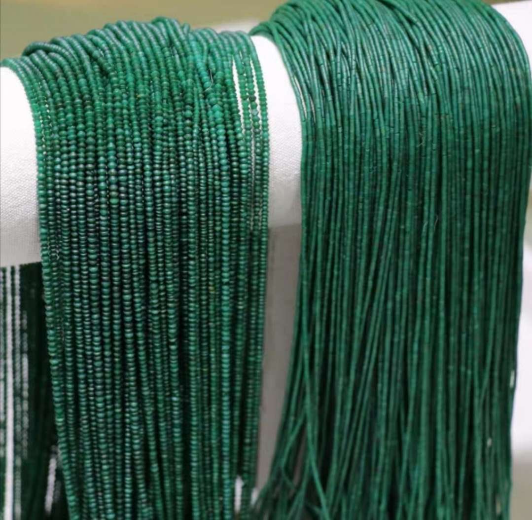 Afghan jadeite disc beads 2MM, 2.5MM, Hetian jadeite disc beads, loose beads, string beads, diy handcrafted imported