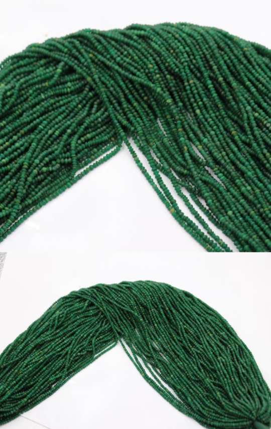 Afghan jadeite disc beads 2MM, 2.5MM, Hetian jadeite disc beads, loose beads, string beads, diy handcrafted imported details Picture