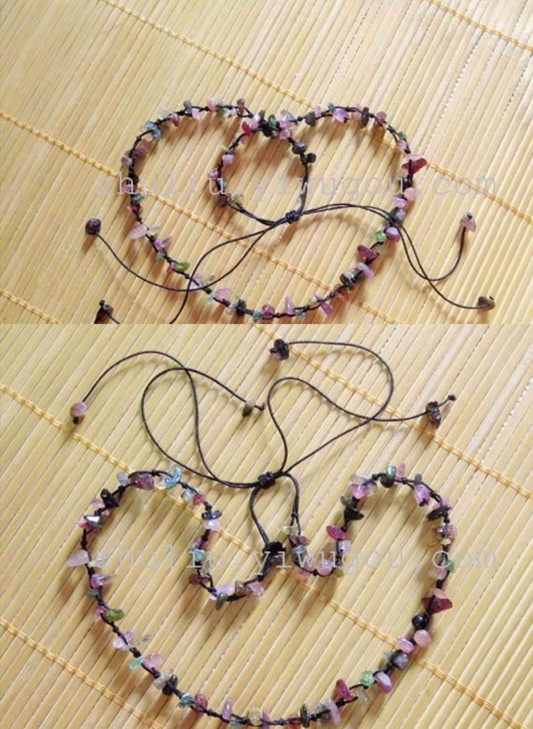 Tourmaline knot necklace Specification image