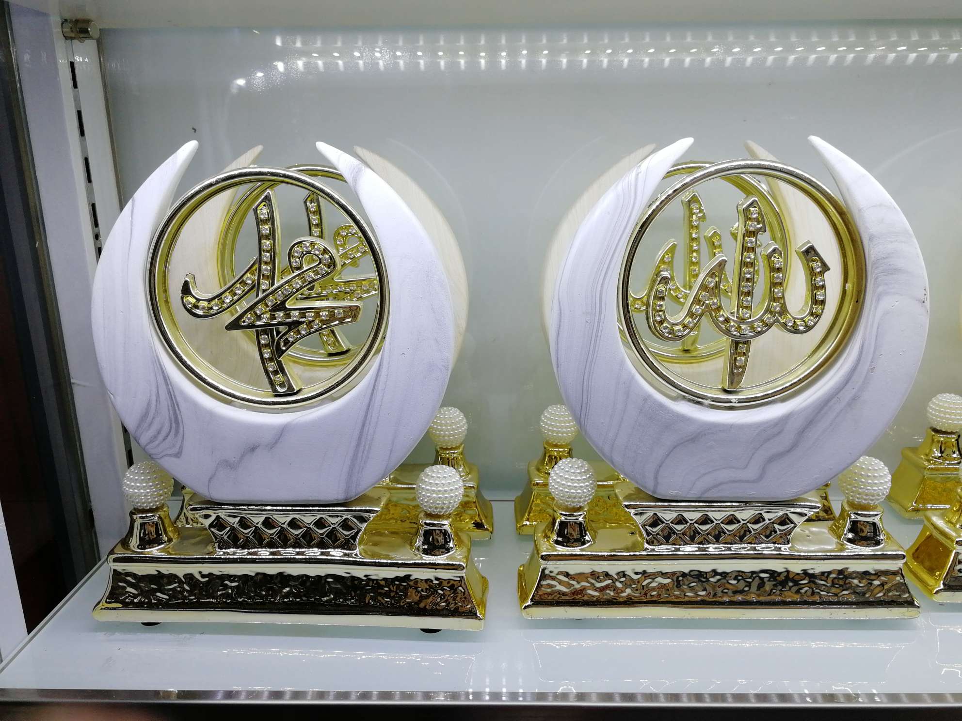 厂家直销 陶瓷电镀 客厅卧室玄关摆件 一对装 礼盒包装