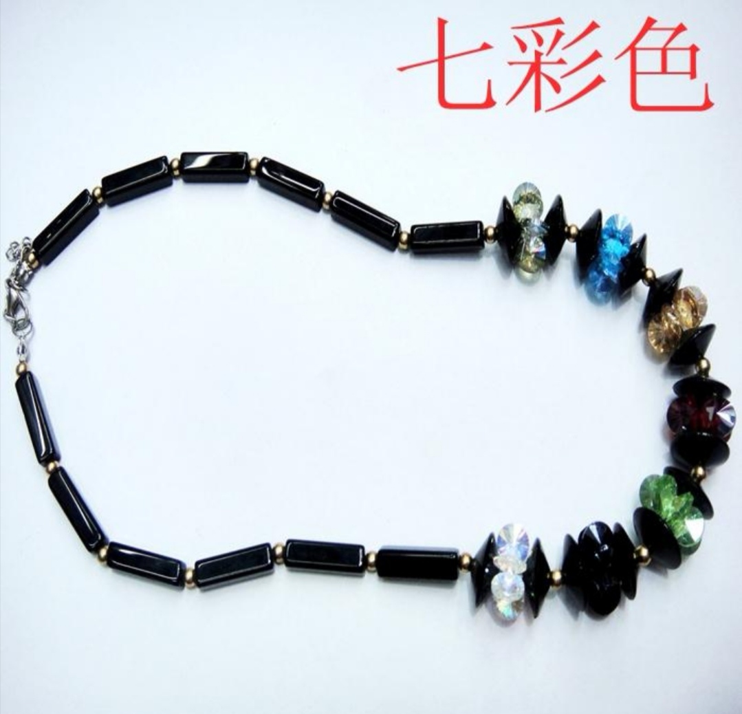 The latest popular Korean-style crystal necklace, a versatile crystal collarbone chain for women Specification image