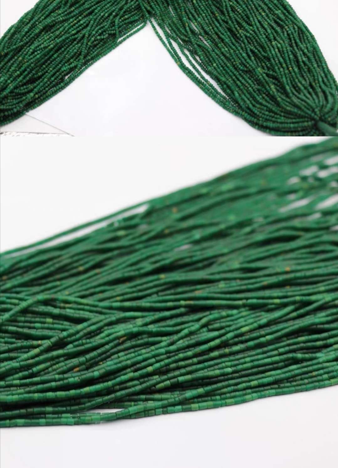Afghan jadeite disc beads 2MM, 2.5MM, Hetian jadeite disc beads, loose beads, string beads, diy handcrafted imported Specification image