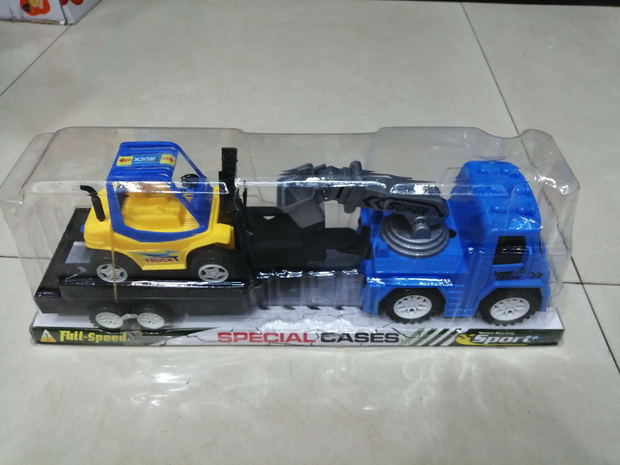 合脚仿真惯性拖工程车