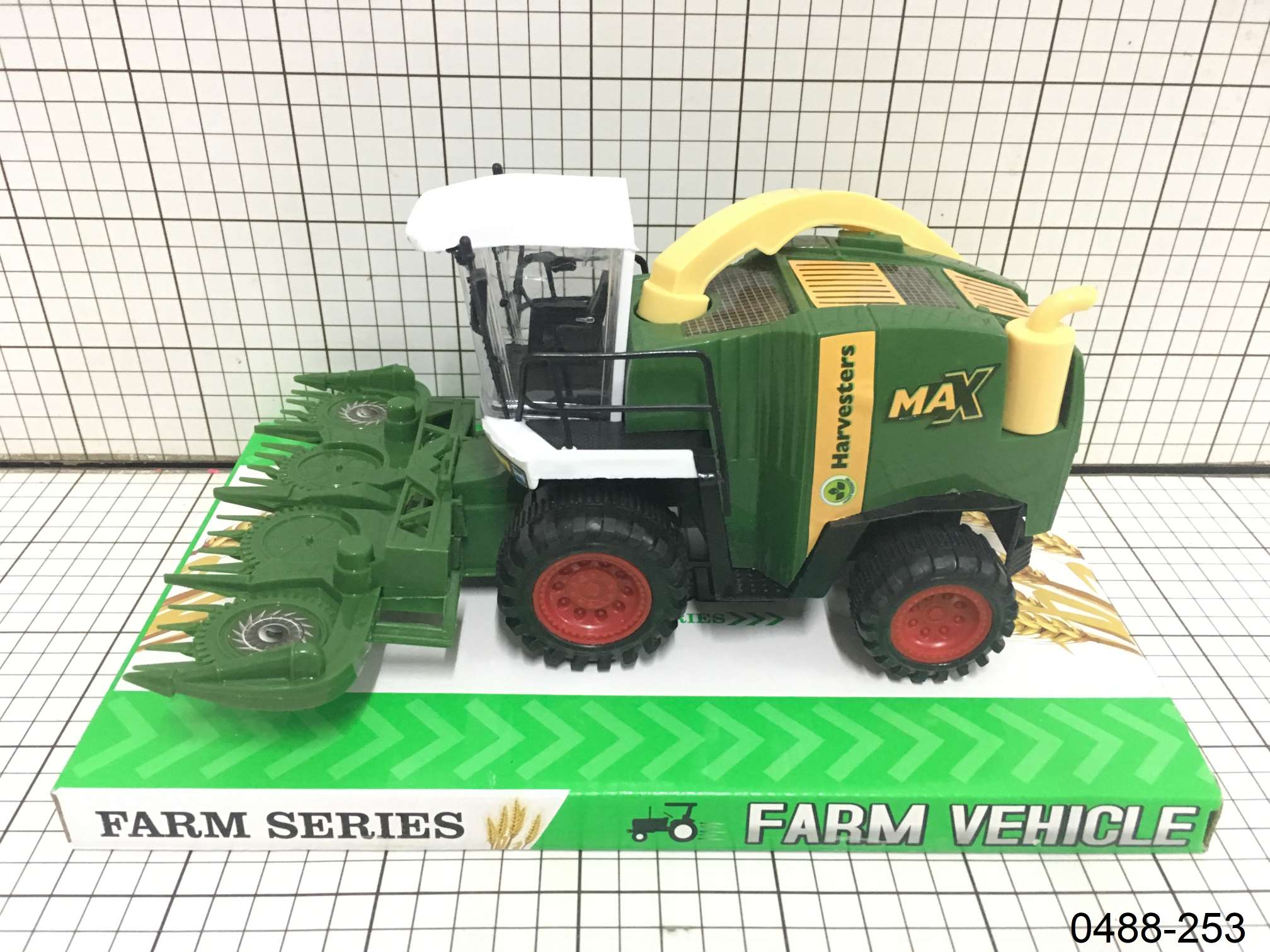 Foot inertia simulates a farmer's harvester thumbnail