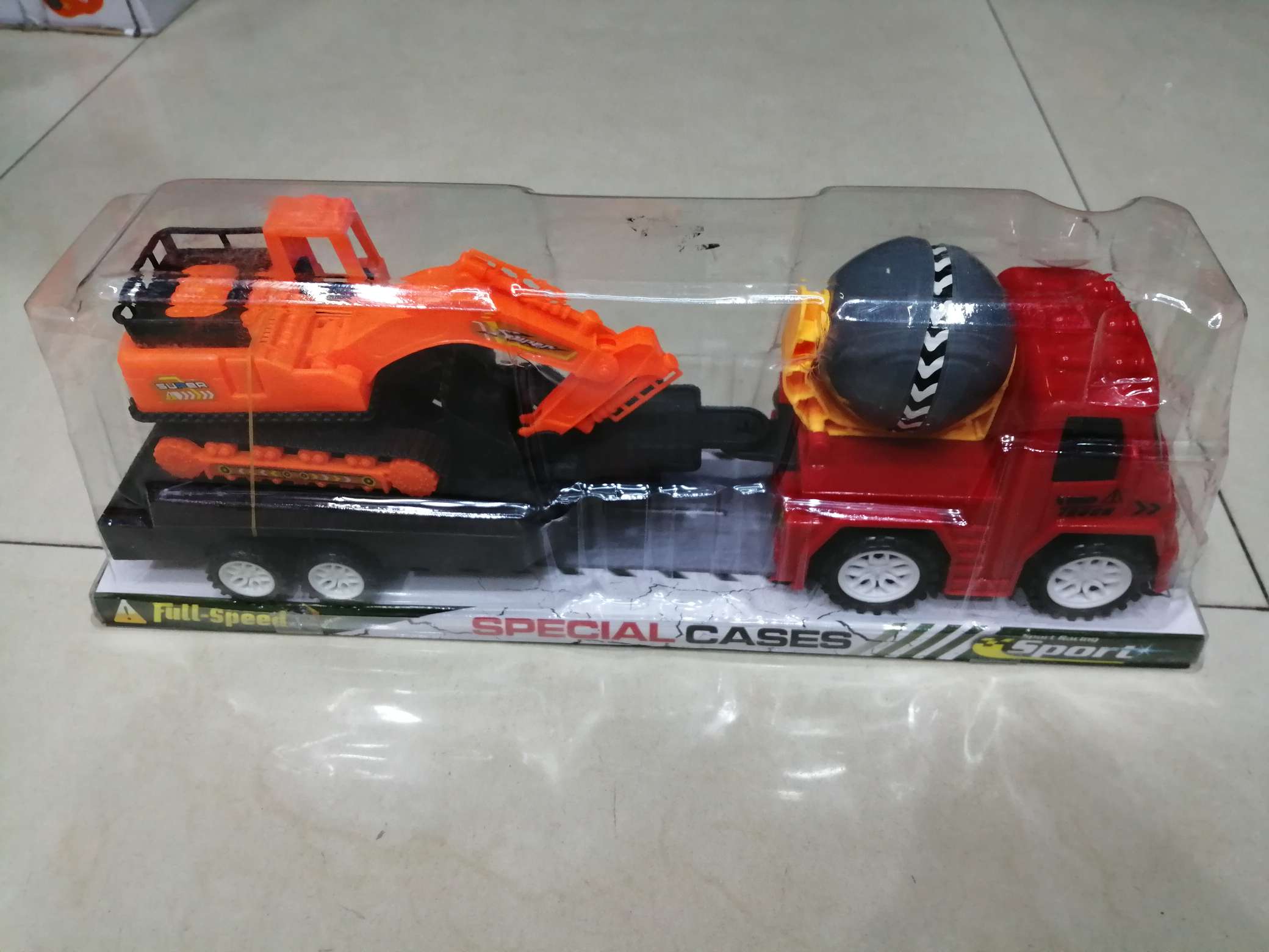 合脚仿真惯性拖小车