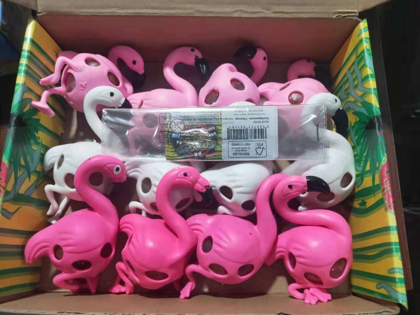 Let off steam flamingos
