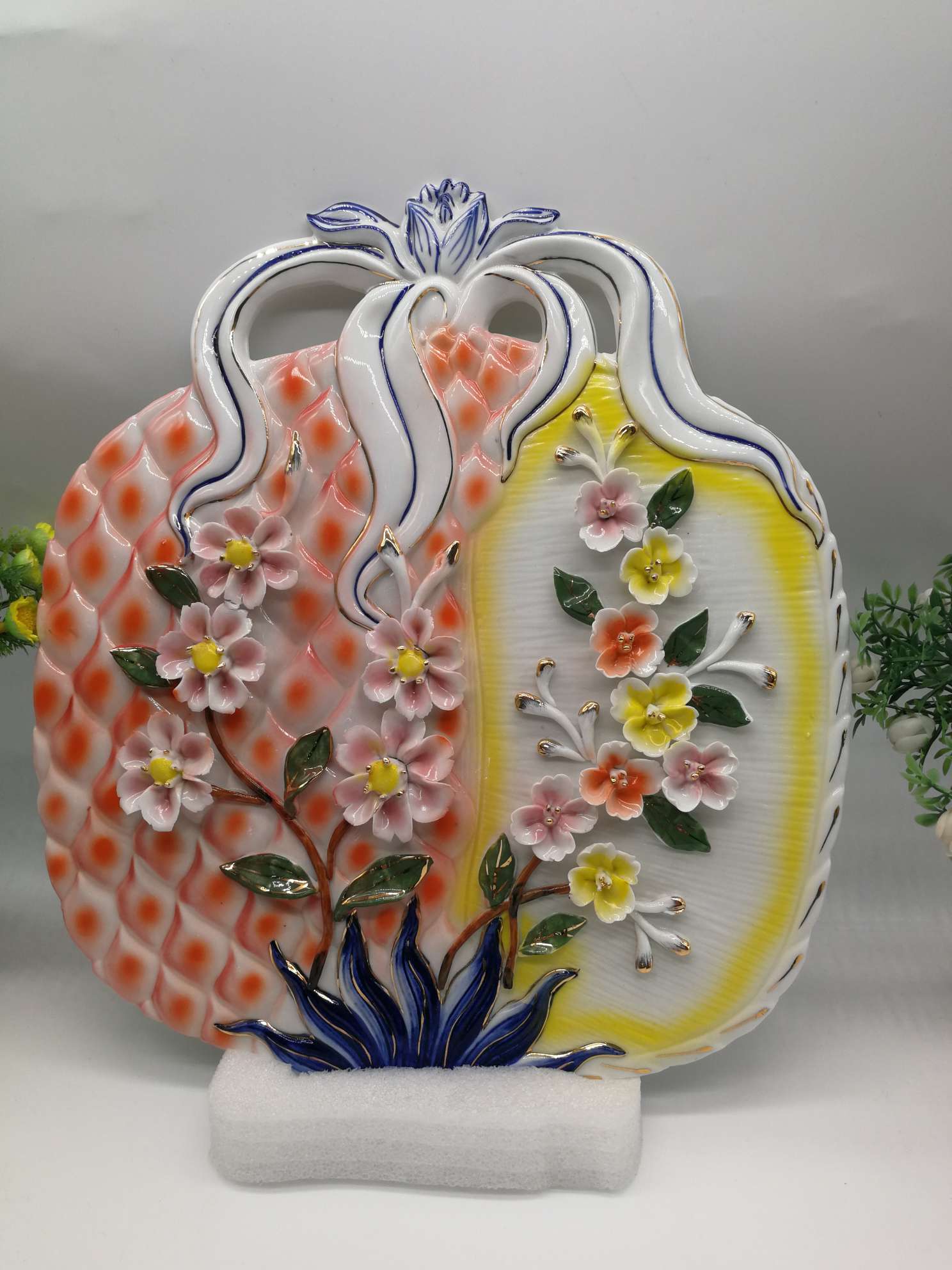 装饰用石榴画框细节图