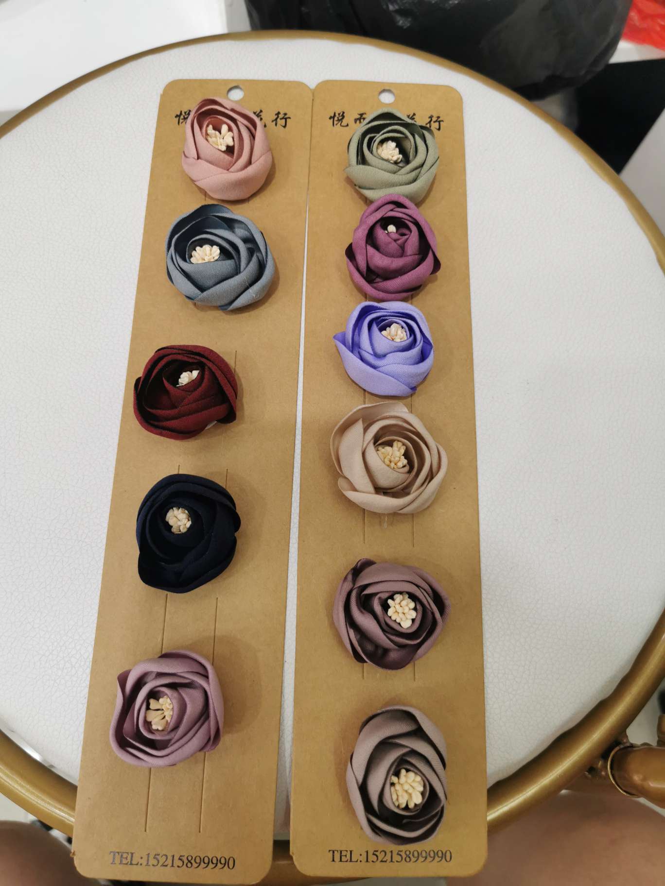 diy手工饰品材料 烧花花苞花朵 韩国饰品 手工蝴蝶结发饰发夹配件