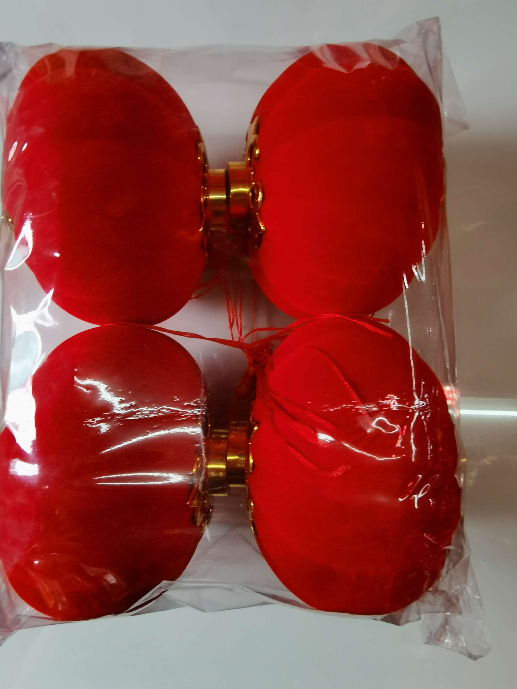 20号4个装植绒灯笼