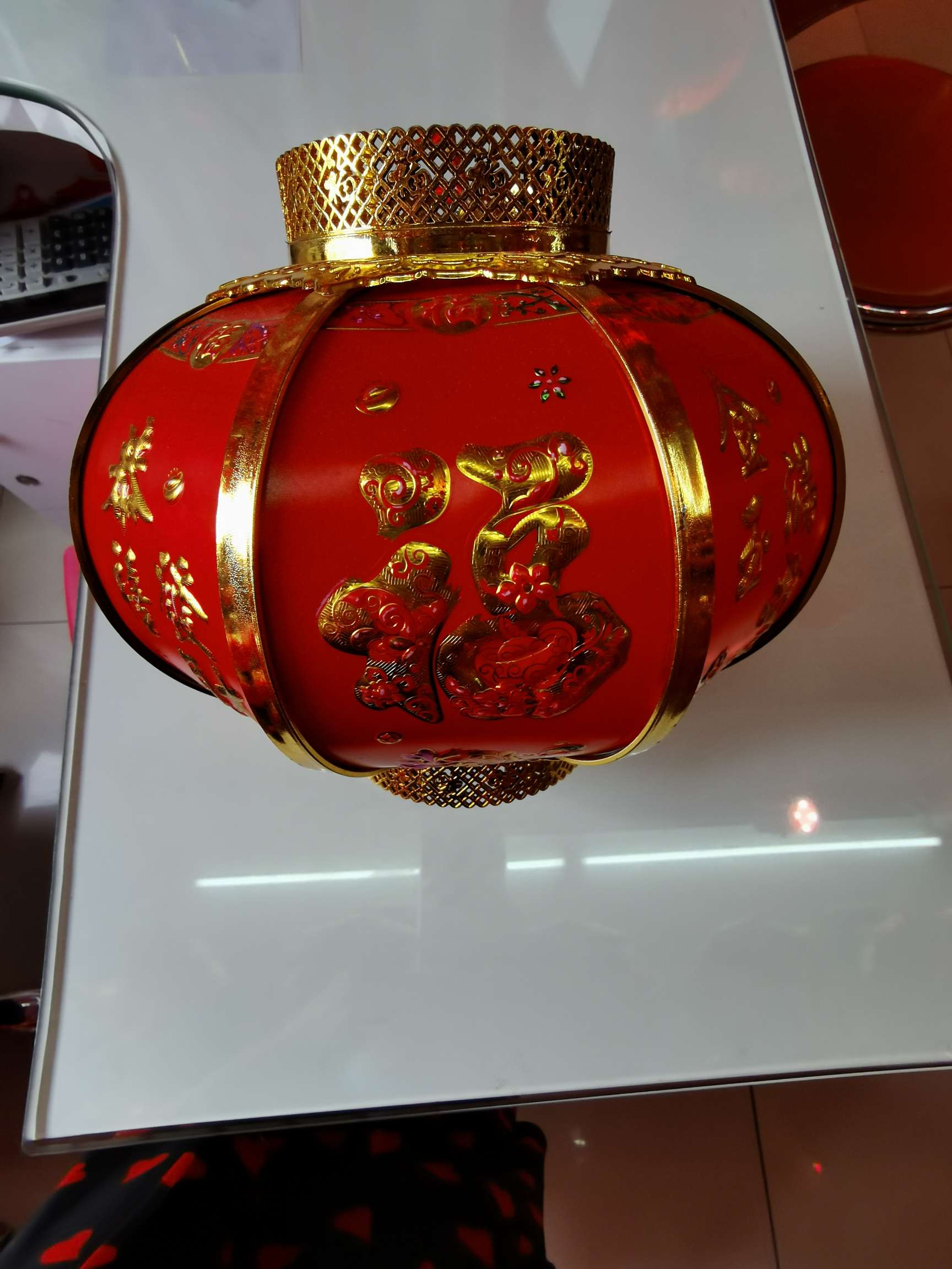 25公分金色仿古灯笼图