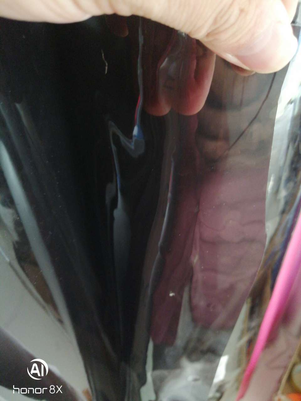Black transparent PVC special film for cosmetic bags! Environmental-friendly film