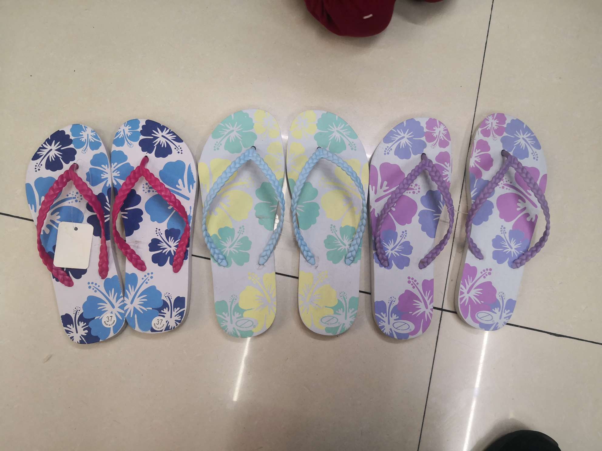 Print flip-flops classic 36-41 details Picture