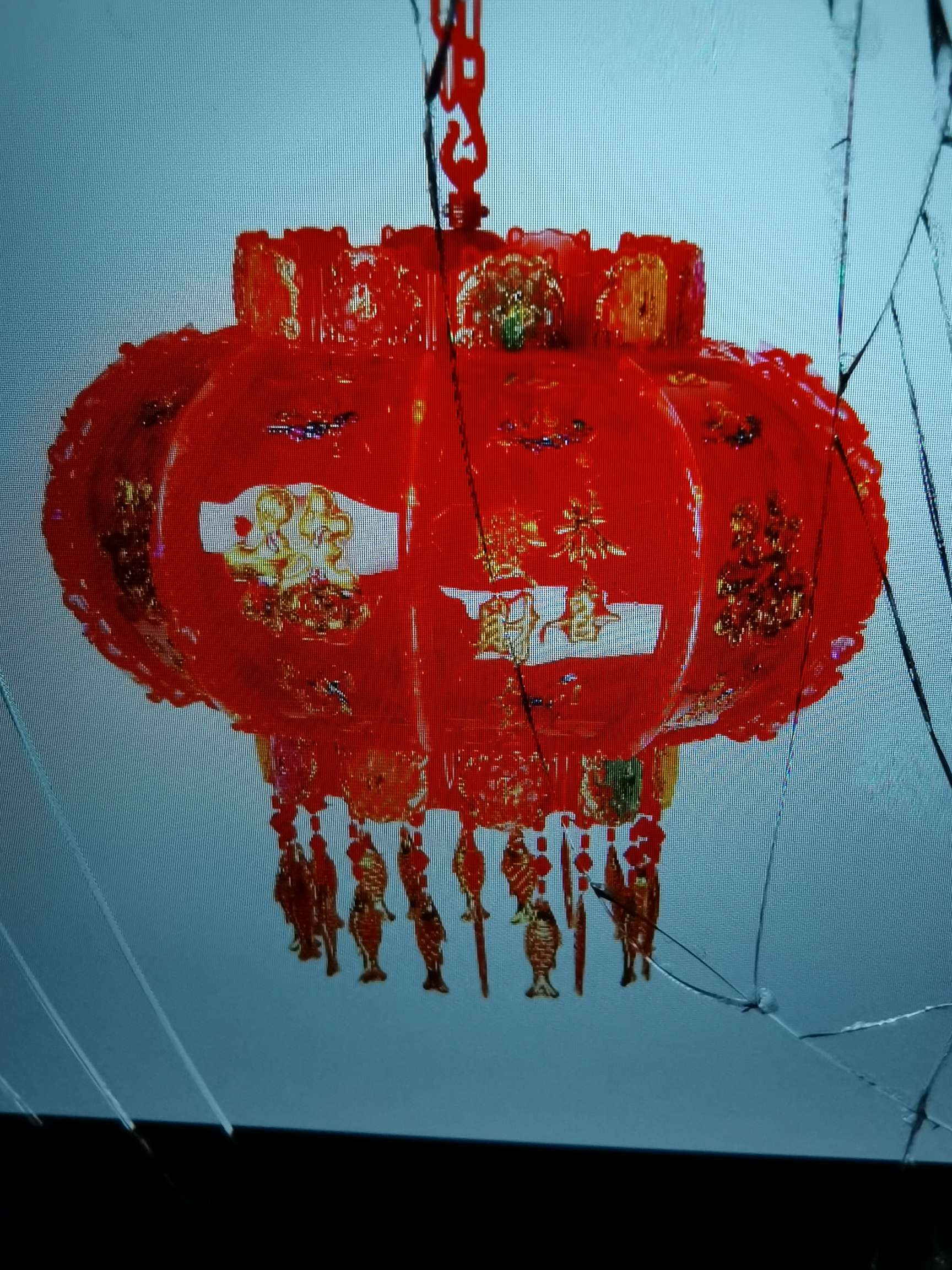 50公分直径满天星外闪盘灯笼