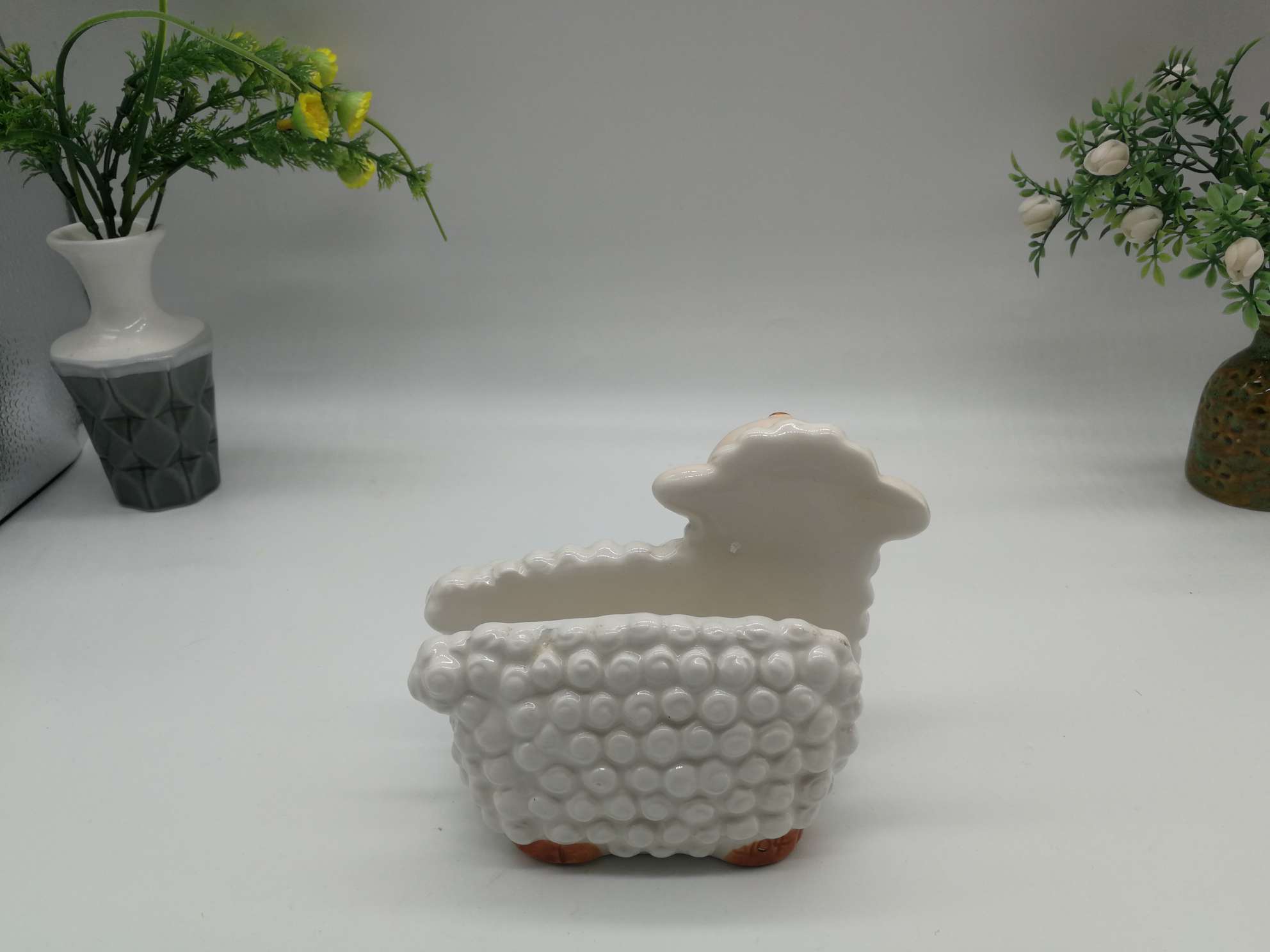 A cute little lamb family ornament undefined