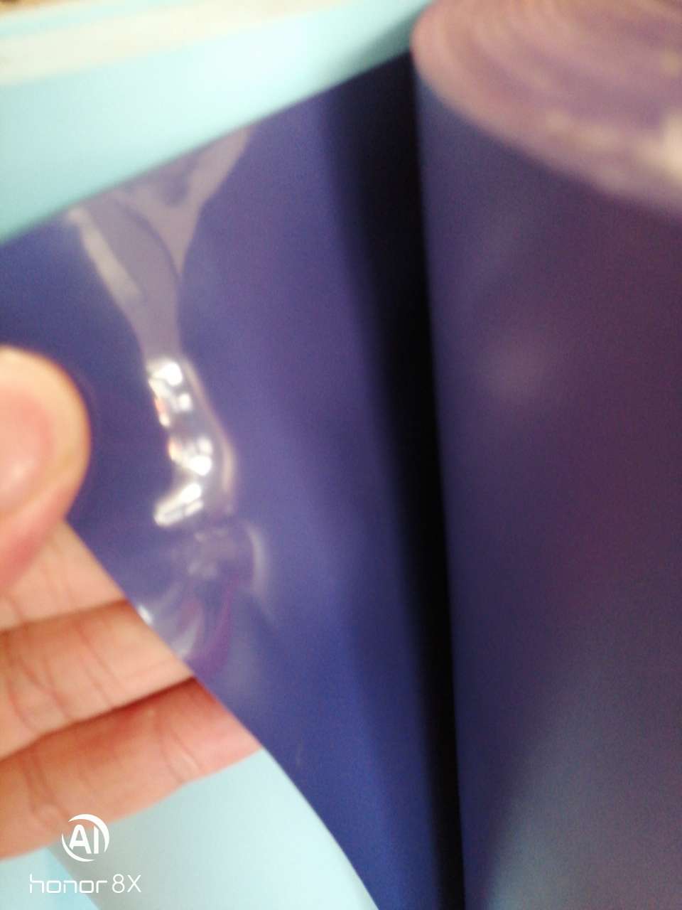 PVC glossy film, colored film, solid color film details Picture