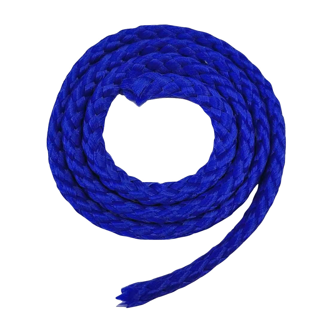 Large spools of colorful PP ropes ready for shipment