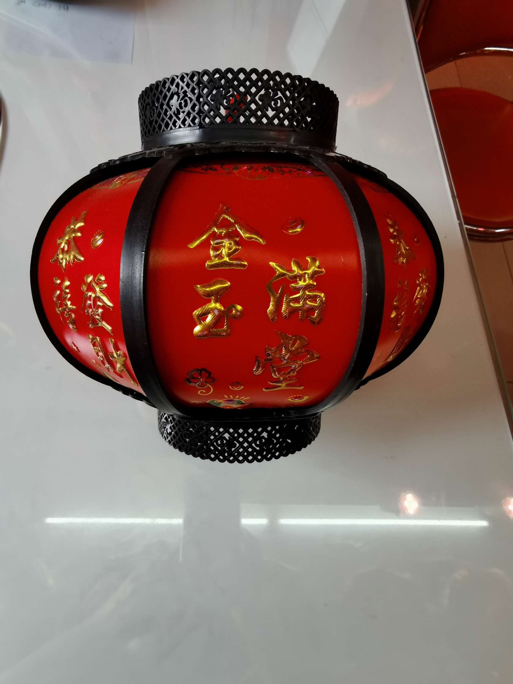 20公分黑色仿古灯笼图