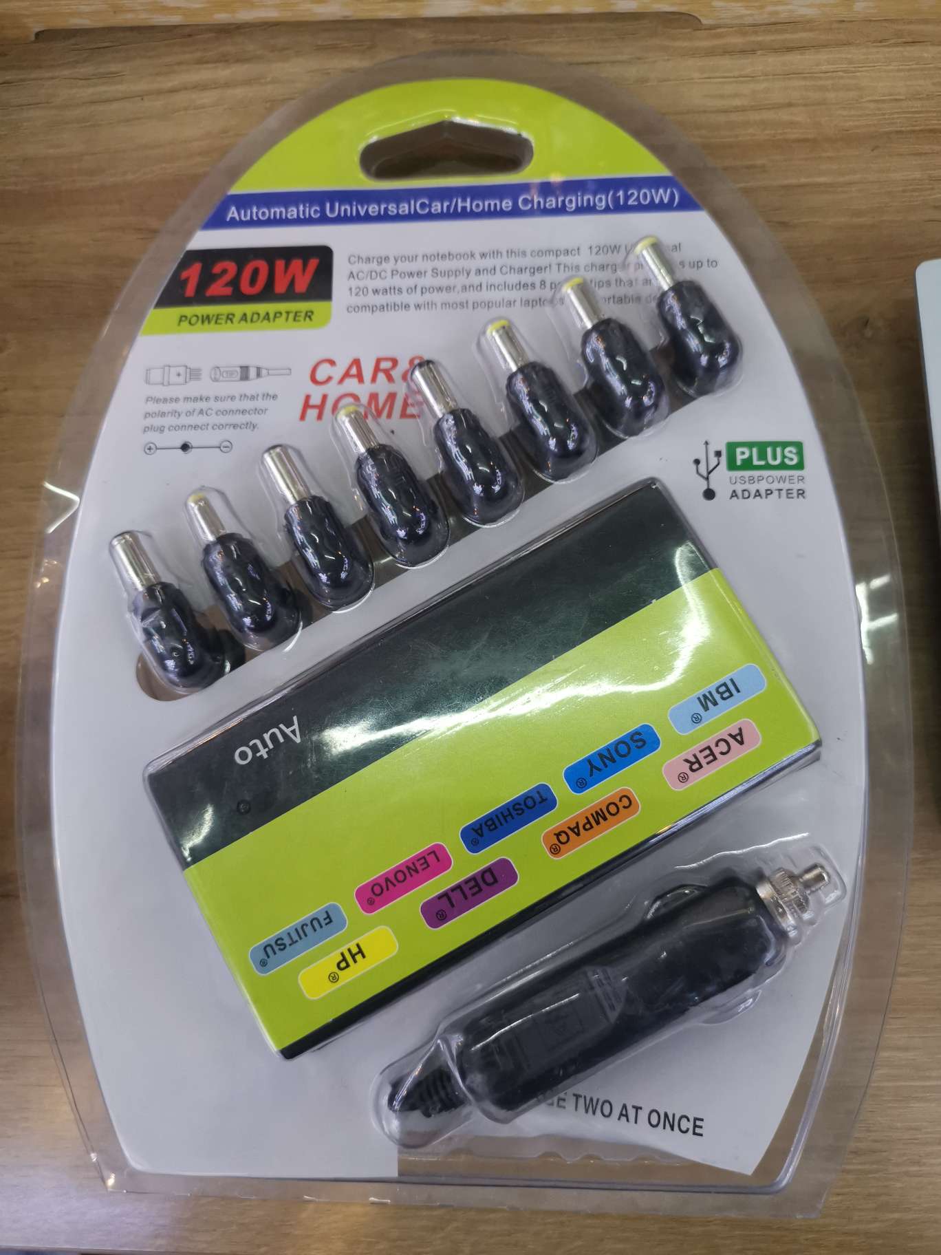 120W Automatic Recognition Multi-Function Adapter For Dual Use