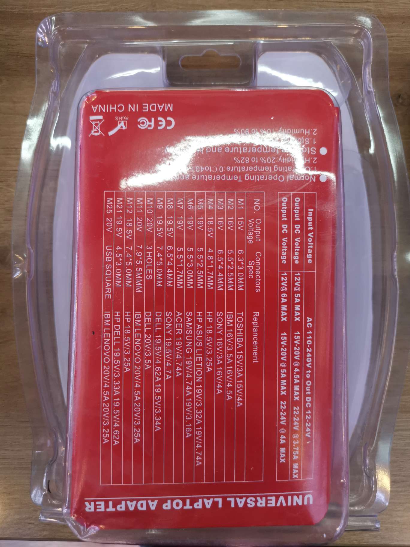 120W Automatic Recognition Multi-Function Adapter 13 Heads details Picture