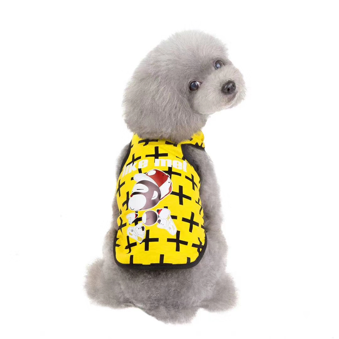 蓝绿色背心，特别特别好看，狗狗们穿上回头率超级棒！详情图8