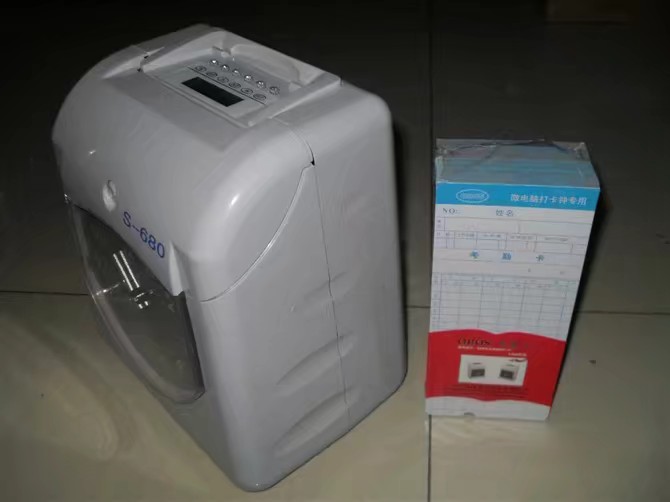 考勤机，打卡机，插卡机产品图