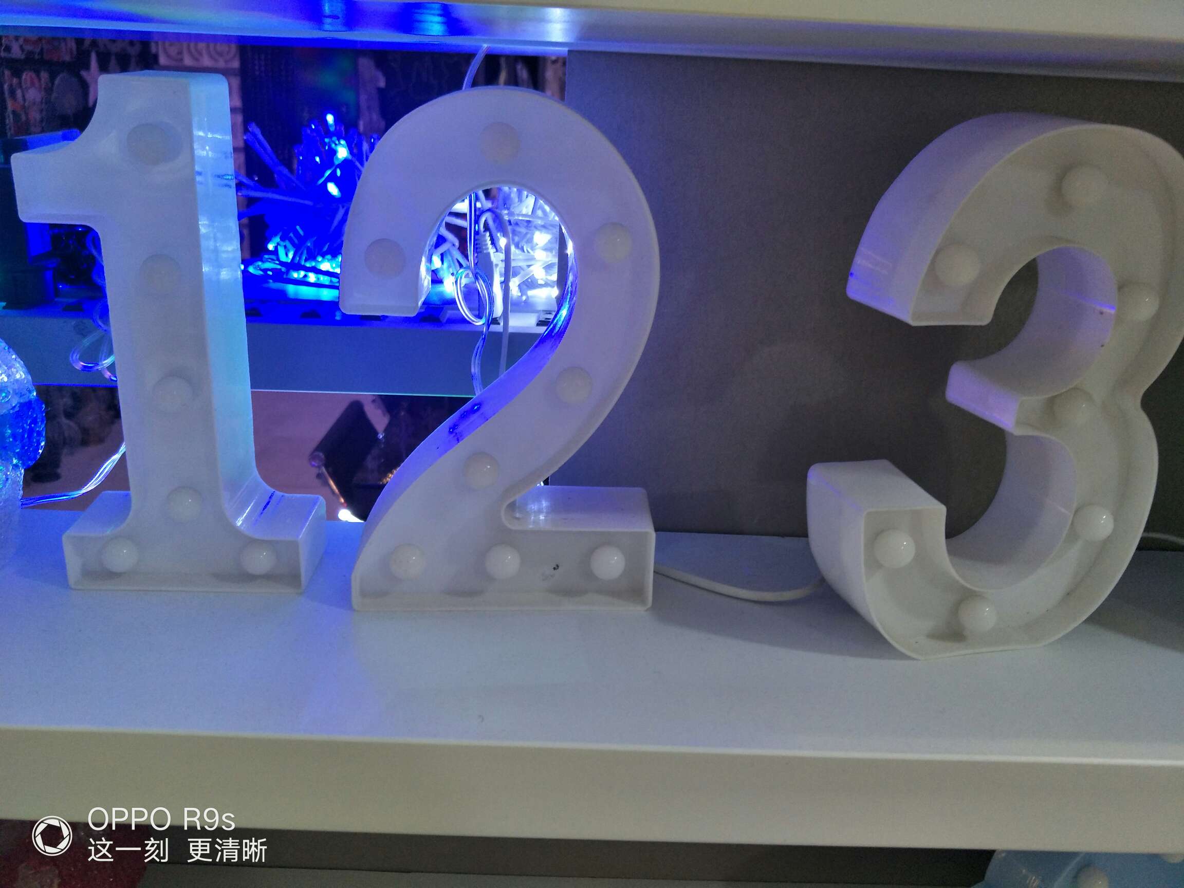 Shaped digital lamp