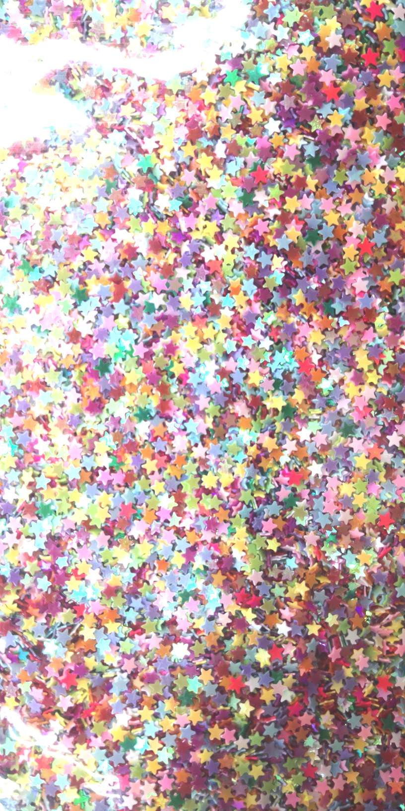 3mm five-pointed star mixed-color sequins, semi-finished jewelry accessories, decorative accessories, DiY jewelry accessories, various handicrafts embellishments, 500g per package