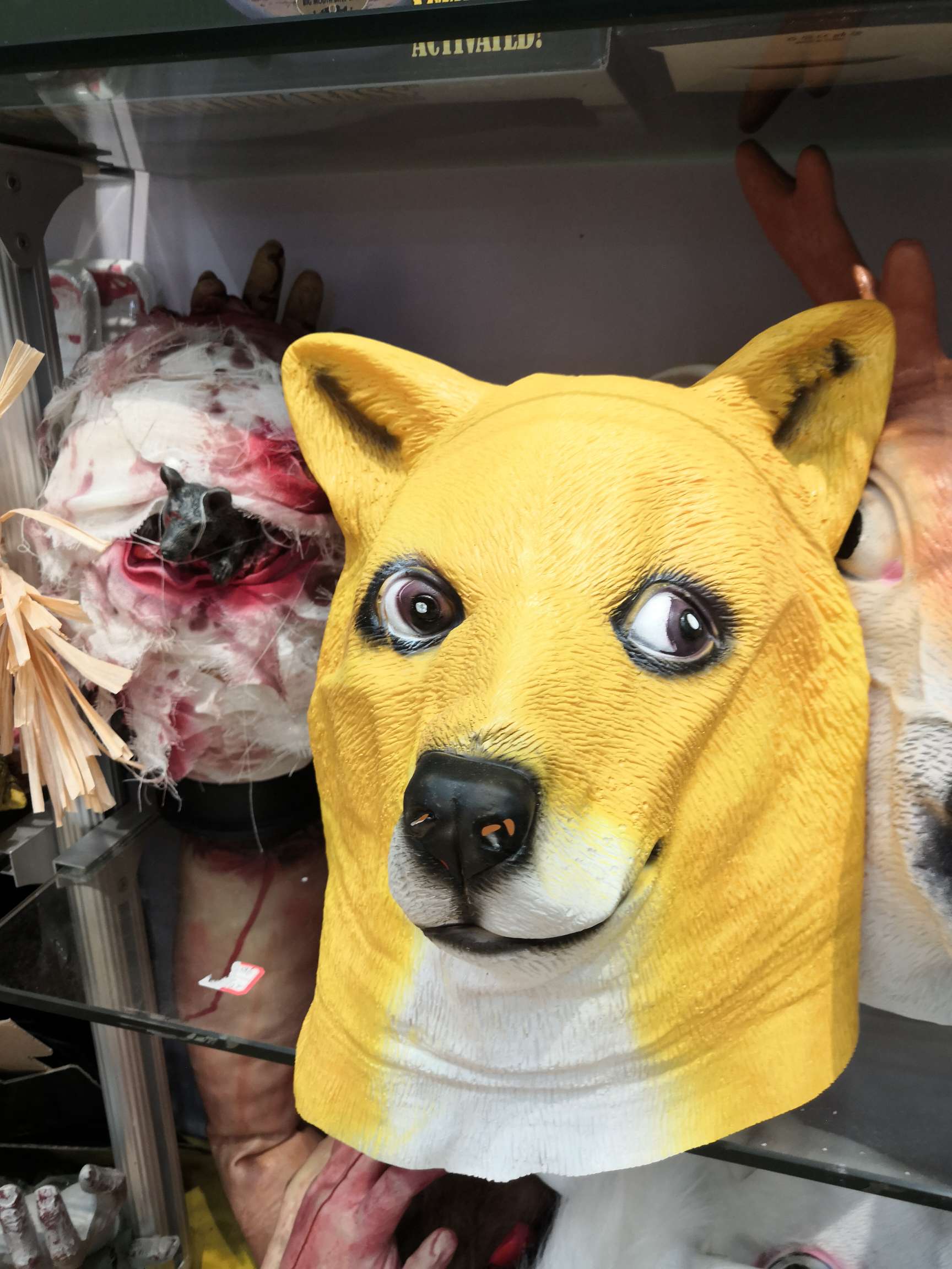 Shiba inu cute facial mask manufacturers wholesale full figure