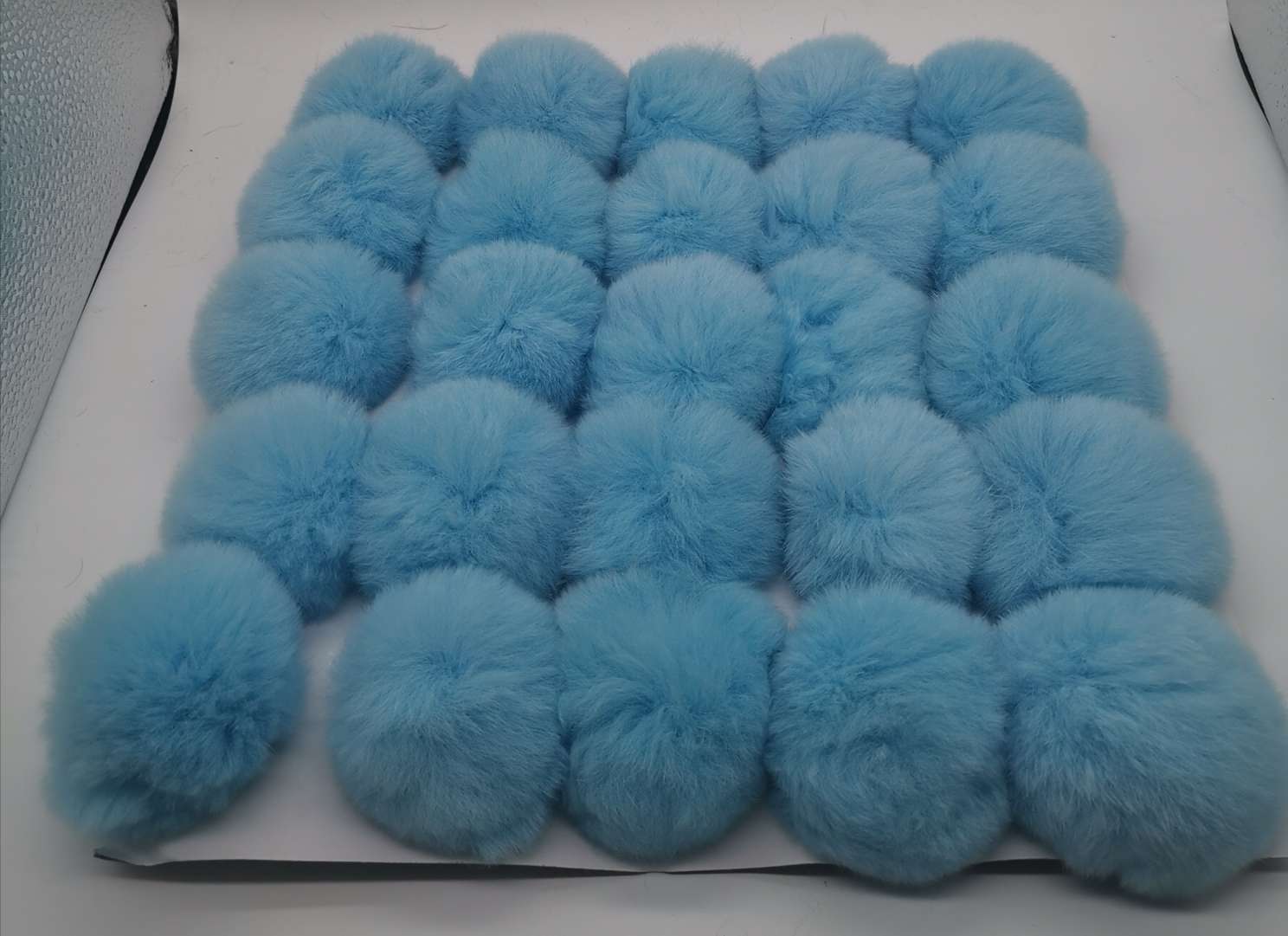 6cm rex rabbit true fur ball a version of 25 thumbnail