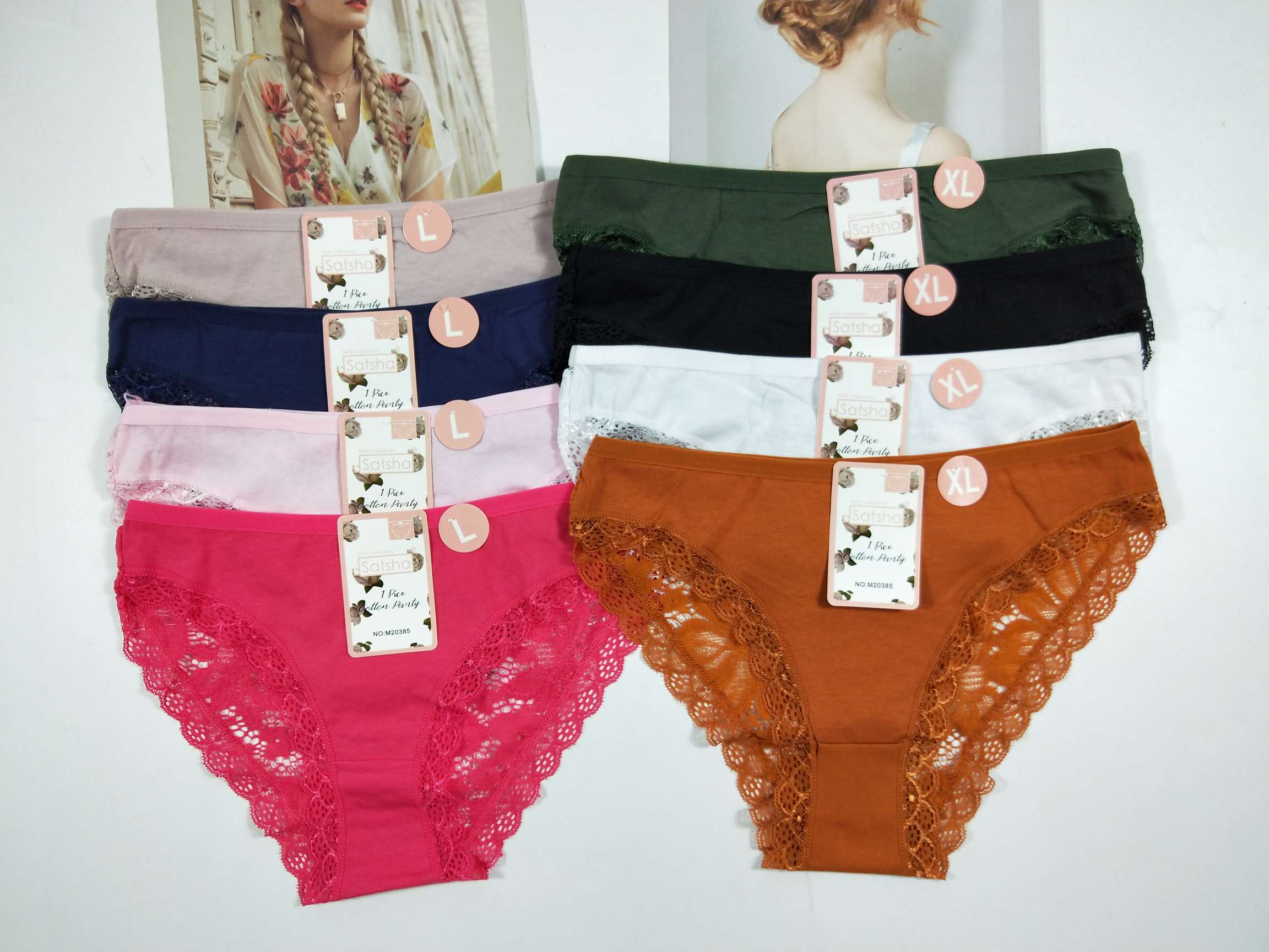 Lace Cotton Underwear For Girls