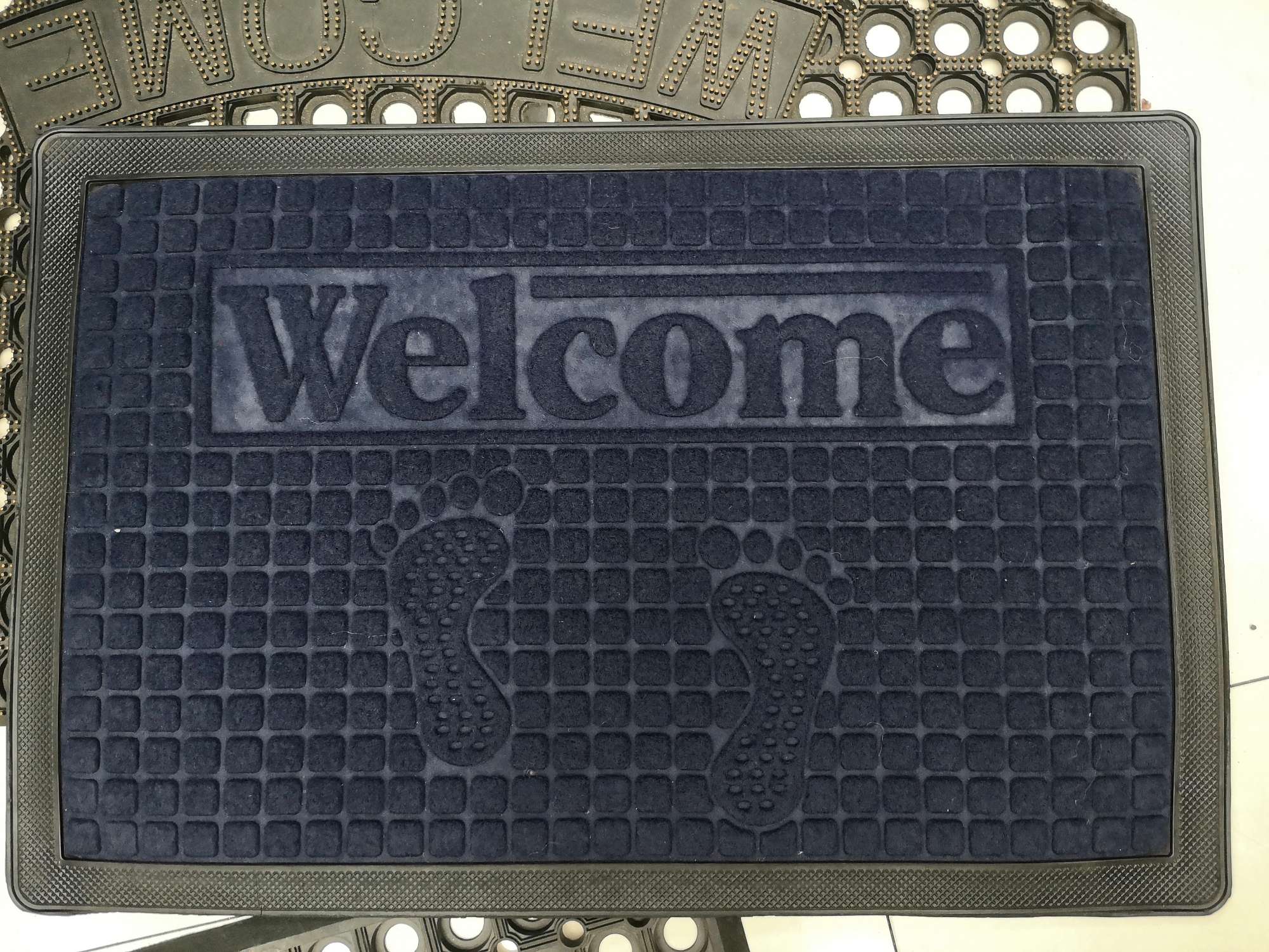 Brushed framed floor mat 40*60cm thumbnail
