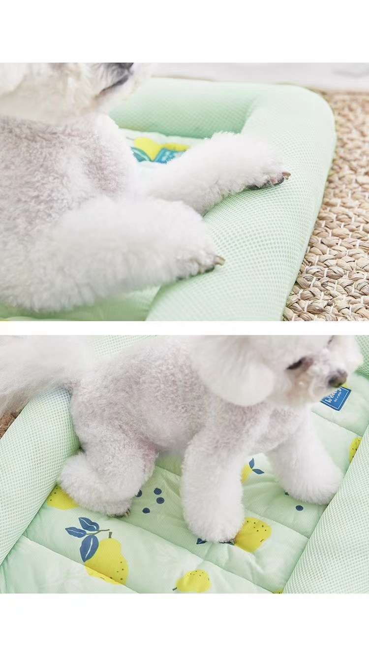 宠物凉感狗窝/宠物用品窝窝/宠物夏季凉窝白底实物图